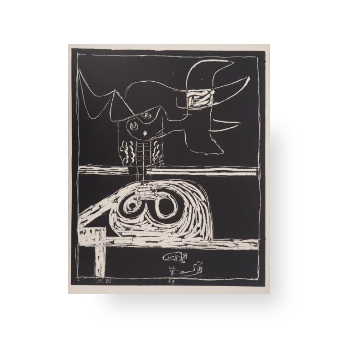 Taureau la tête dans les étoiles (cosmogonie) Petite "Confidences" (1957) LE CORBUSIER