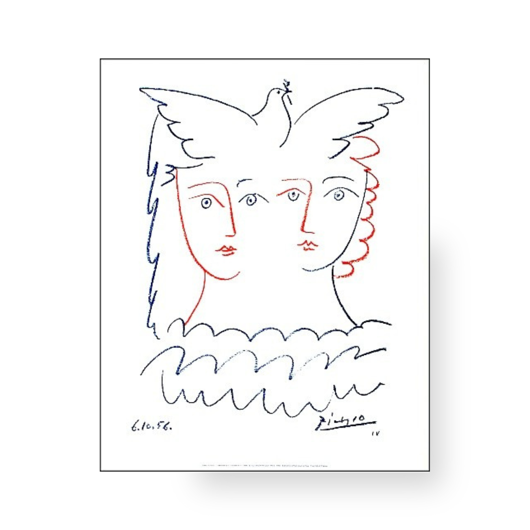 Deux femmes à la colombe - PICASSO Pablo